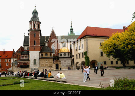 Wawel Castle, Krakow, Poland Stock Photo