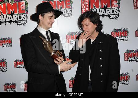 Shockwaves NME Awards 2009 - Press Room - London Stock Photo