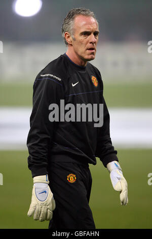 Soccer - UEFA Champions League - First Knockout Round - First Leg - Inter Milan v Manchester United - Stadio Giuseppe Meazza Stock Photo