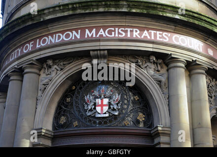 Shortage of courtrooms. City of London magistrates' court. Stock Photo