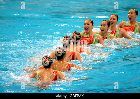 Sydney 2000 Olympic Games - Synchronized Swimming - Women's Team Event Stock Photo