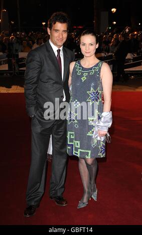 Clive Owen and Sarah Jane Fenton arrives at the 77th Annual Academy ...