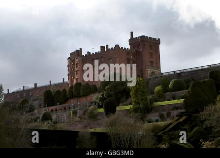 Powis Castle - Wales Stock Photo
