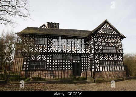 Hall i' th' Wood in Bolton. General view of Hall i' th' Wood in Bolton. Stock Photo