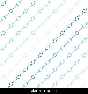 Curved Diamonds Pattern Stock Vector