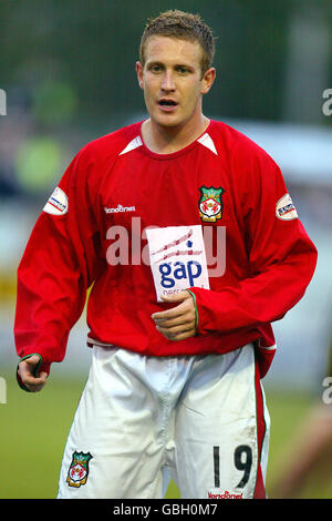 Soccer - FAW Premier Cup Final - Rhyl v Wrexham Stock Photo