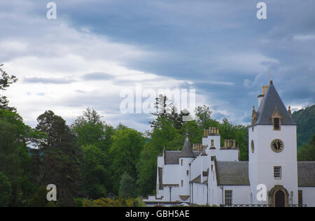 blair castle in scotland before the storm Stock Photo