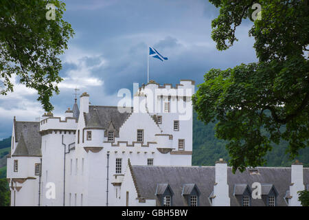 blair castle in scotland before the storm Stock Photo