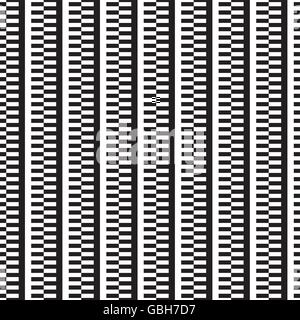 Seamless abstract geometric pattern. Black and white. Stock Vector