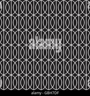 Seamless Art Deco Tracery Trellis Pattern Background Stock Vector