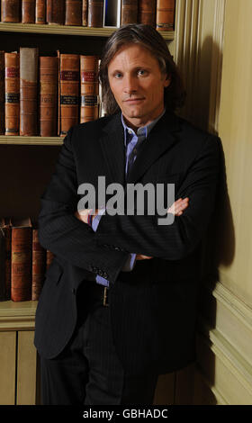 Viggo Mortensen promoting his new film' Good', at the Charlotte Street Hotel,in London. Stock Photo