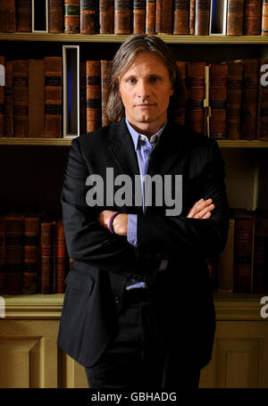 Viggo Mortensen promoting his new film' Good', at the Charlotte Street Hotel,in London. Stock Photo