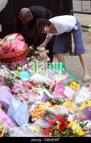 Jade Goody dies Stock Photo