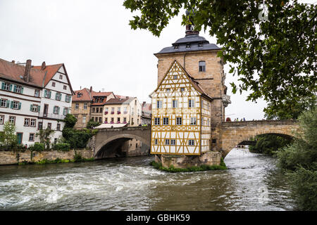 Old Town Hall in Bamberg Stock Photo