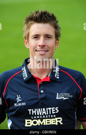 Cricket - Lancashire Press Day - Old Trafford Cricket Ground Stock Photo