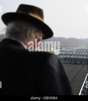 A view from the judges box at the 1m 2f start at Linfield Racecourse. Picture date: Saturday March 21, 2009. See PA story RACING Lingfield. Photo credit should read: Alan Crowhurst/PA Wire Stock Photo