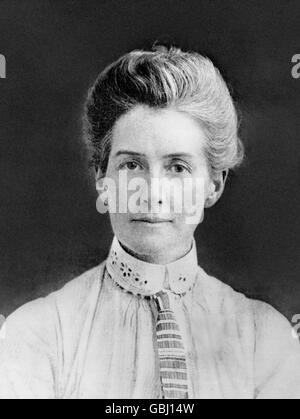 Edith Cavell. Portrait of Edith Louisa Cavell (1865-1915) Stock Photo