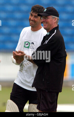 England Test Coach Stephen Fleming Before The Third Vitality IT20 Match England Test Coach Stephen Fleming Before The Third Vitality IT20 Match