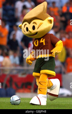 Porte-clés Officiel UEFA Euro 2004 Mascotte Cinas - Portugal - Neuf Sous Blister