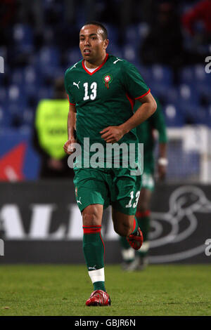 Soccer - International Friendly - Angola v Morocco - Estadio do Restelo. Houssine Kharja, Morocco Stock Photo