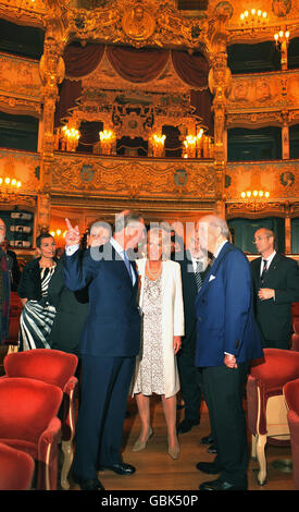 Royal couple in Italy Stock Photo