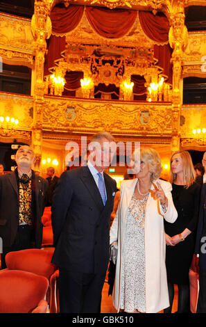 Royal couple in Italy Stock Photo