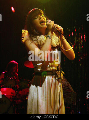 Bat for Lashes, aka Natasha Khan, performing at Shepherds Bush Empire ...