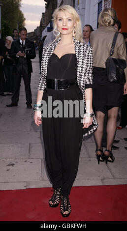 One of the stars of the film, MyAnna Buring, arriving for the premiere of City Rats - during the East London Film Festival - at the Genesis cinema in east London. Stock Photo