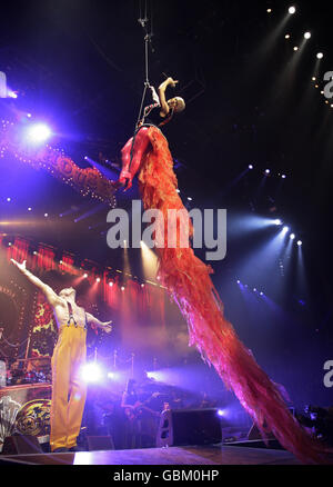 Pink performing at the O2 Arena in Greenwich, London Stock Photo - Alamy