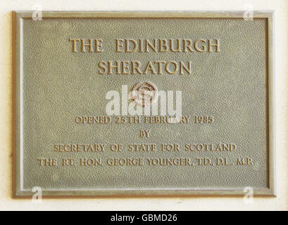 Edinburgh Sheraton Grand Hotel stock Stock Photo
