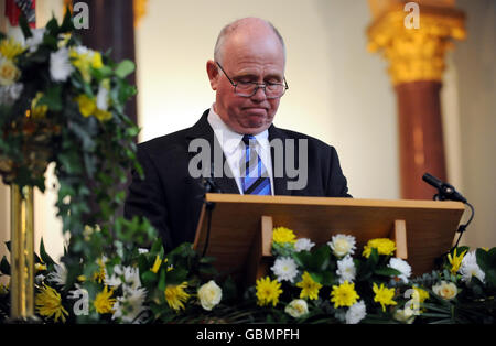 Jimmy Mizen memorial bench Stock Photo