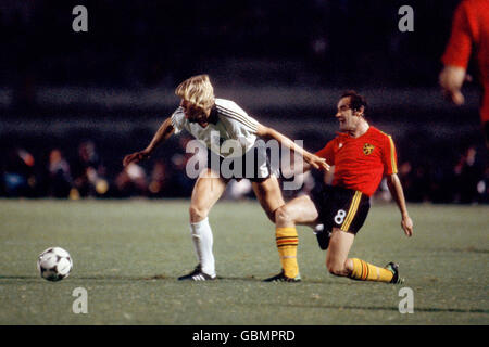 Soccer European Championships 1980 Final West Germany v Belgium