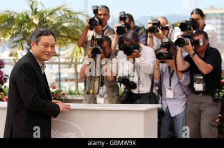 Director, Ang Lee, director of the film 'Taking Woodstock' at a photocall at the Palais des Festivals, in Cannes, France, as part of the 62nd annual Cannes Film Festival Stock Photo
