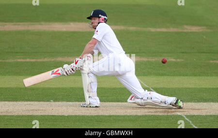 Cricket - Second npower Test Match - Day Three - England v West Indies - Riverside Stock Photo