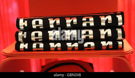 A display during the launch of the Ferrari Store on Regent Street, central London. Stock Photo