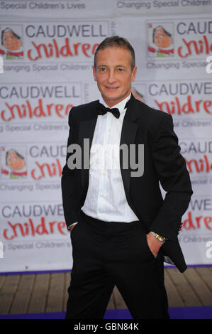 Richard Dunwoody arrives for the Butterfly Ball in Battersea Park, London. The event, by Caudwell Children, aims to raise funds for disabled children. Stock Photo