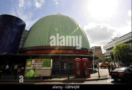 Madame Tussauds stock. General view of the Madame Tussaud's waxwork museum in London. Stock Photo