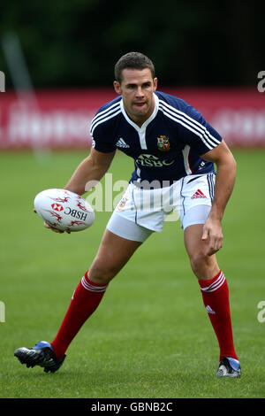 Rugby Union - British and Irish Lions Training Session - Penny Hill Park. Lee Byrne, British and Irish Lions Stock Photo