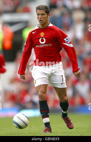 Soccer - FA Barclays Premiership - Manchester United v Norwich City. Cristiano Ronaldo, Manchester United Stock Photo