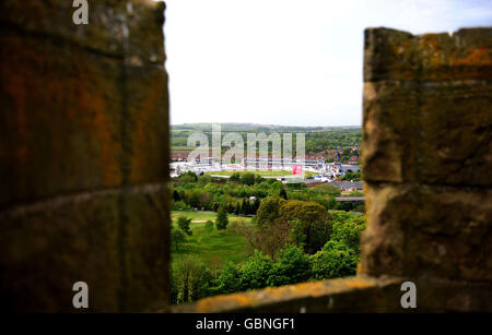 Cricket - Second npower Test Match - Day One - England v West Indies - Riverside Stock Photo