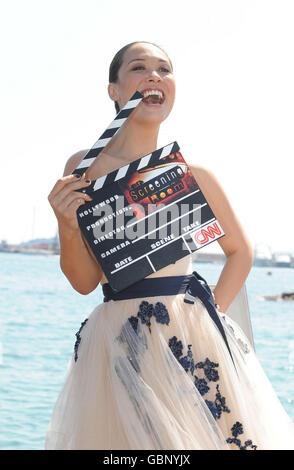 62nd Cannes Film Festival - CNN's The Screening Room Stock Photo