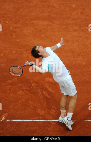 Tennis - ATP World Tour Masters - Nikolay Davydenko v Andy Murray - Monte-Carlo Stock Photo
