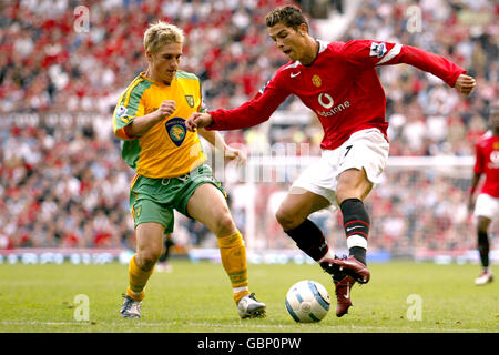 Soccer - FA Barclays Premiership - Manchester United v Norwich City Stock Photo