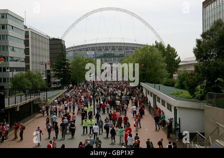 Soccer - Coca-Cola Football League Championship - Play Off - Final - Burnley v Sheffield United - Wembley Stadium Stock Photo