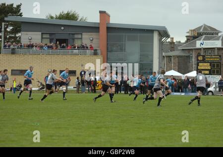 Rugby Union - IRB World Cup Warm up match - Scotland Under 20's v Ireland Under 20's - Fort Matilda Rugby Club Stock Photo