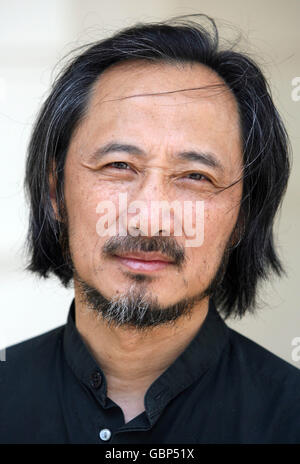 Ma Jian, the acclaimed author of 'Beijing Coma' in London. Stock Photo