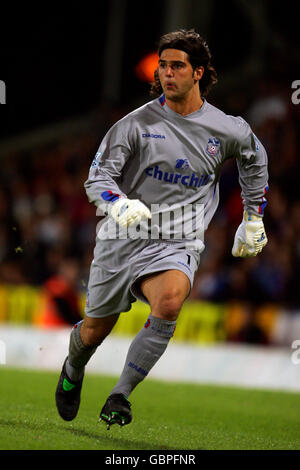 Soccer - FA Barclays Premiership - Crystal Palace v Chelsea. Julian Speroni, Crystal Palace goalkeeper Stock Photo