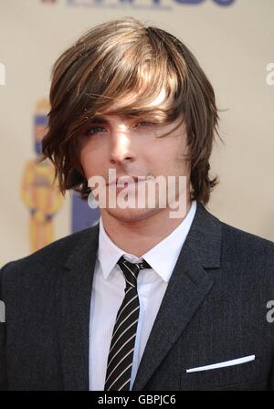 Zac Efron arriving for the MTV Movie Awards at the Gibson Amphitheatre, Universal City, Los Angeles. The 2009 MTV Movie Awards will premiere on MTV One on Monday June 1st at 9pm. Stock Photo