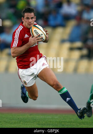 British Lions Lee Byrne during the Tour match at Royal Bafokeng Sports Palace, Phokeng, South Africa. Stock Photo