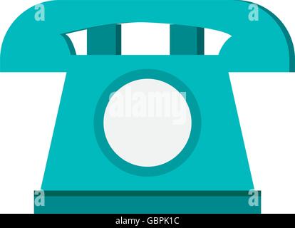 classic rotary telephone icon Stock Vector